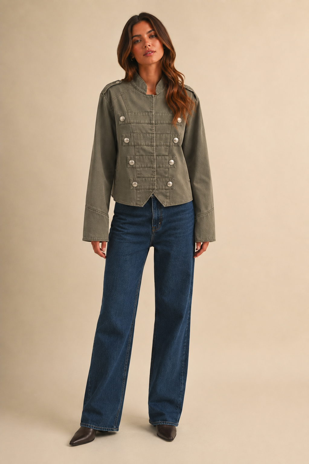 MILITARY INSPIRED TWILL JACKET