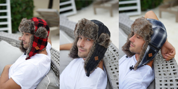 Flat Hat Collection: Trapper Geometric