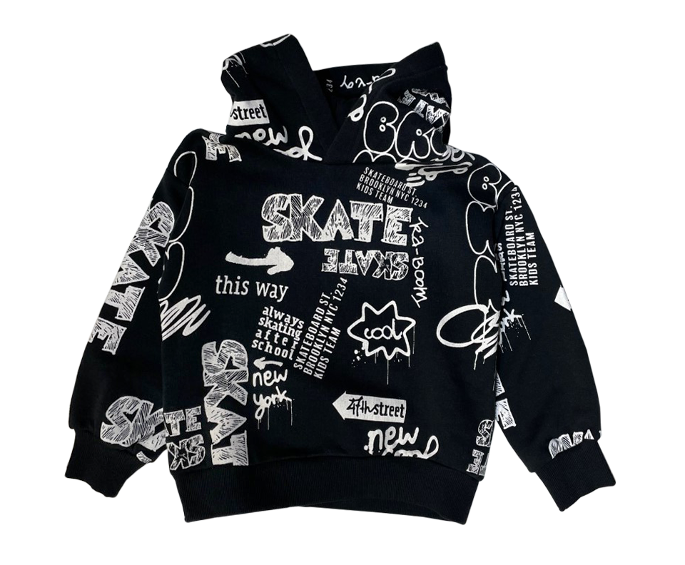Skate print Sweatshirt & joggers