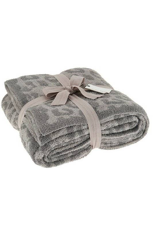 LEOPARD FLEECE BLANKET