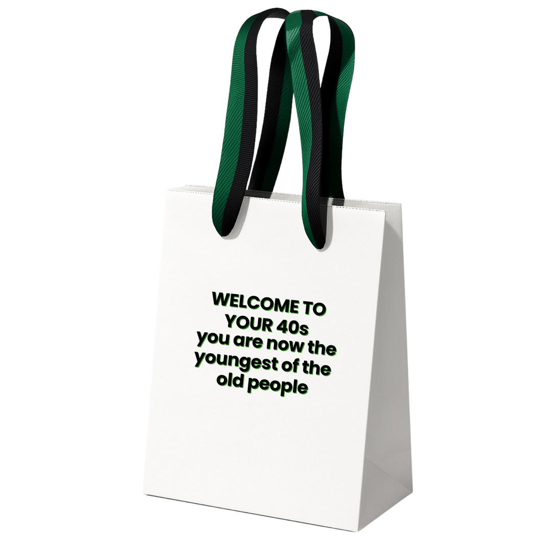 40th Birthday funny bag