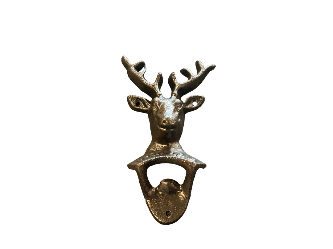 Deer head bottle opener