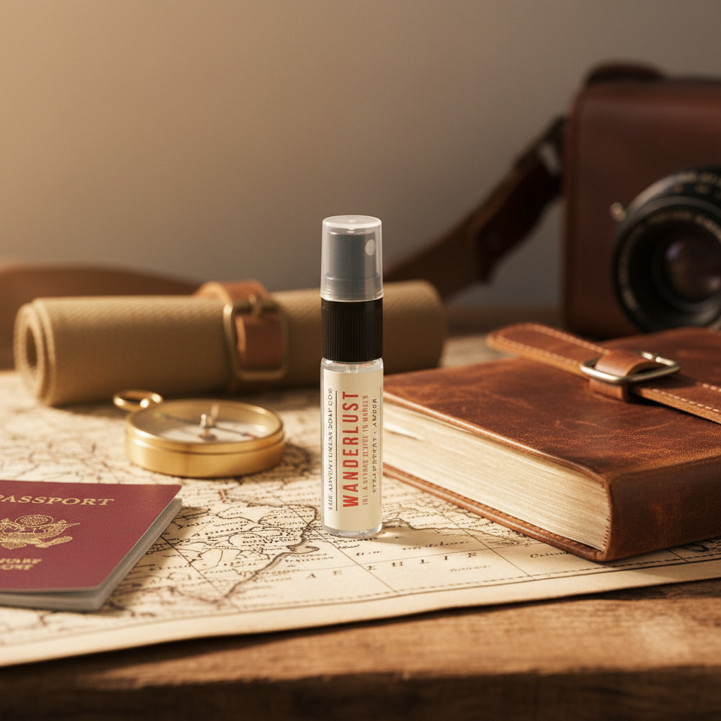 Wanderlust Travel Perfume Spray - Fruity Peach & Strawberry Scent