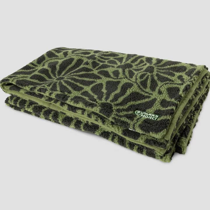 High Desert Wildflowers Fleece Throw