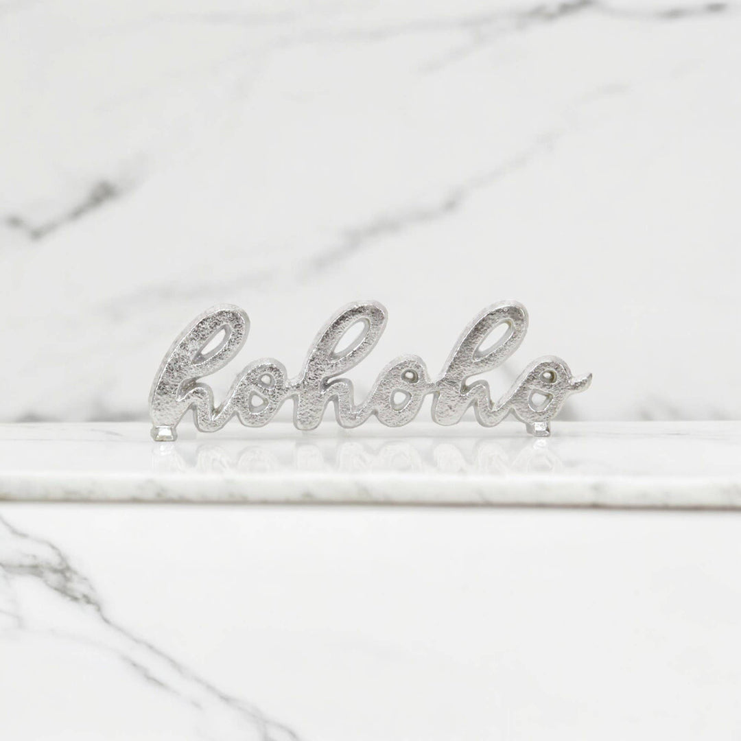 "hohoho" Cast Iron sign