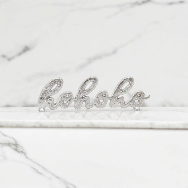 "hohoho" Cast Iron sign