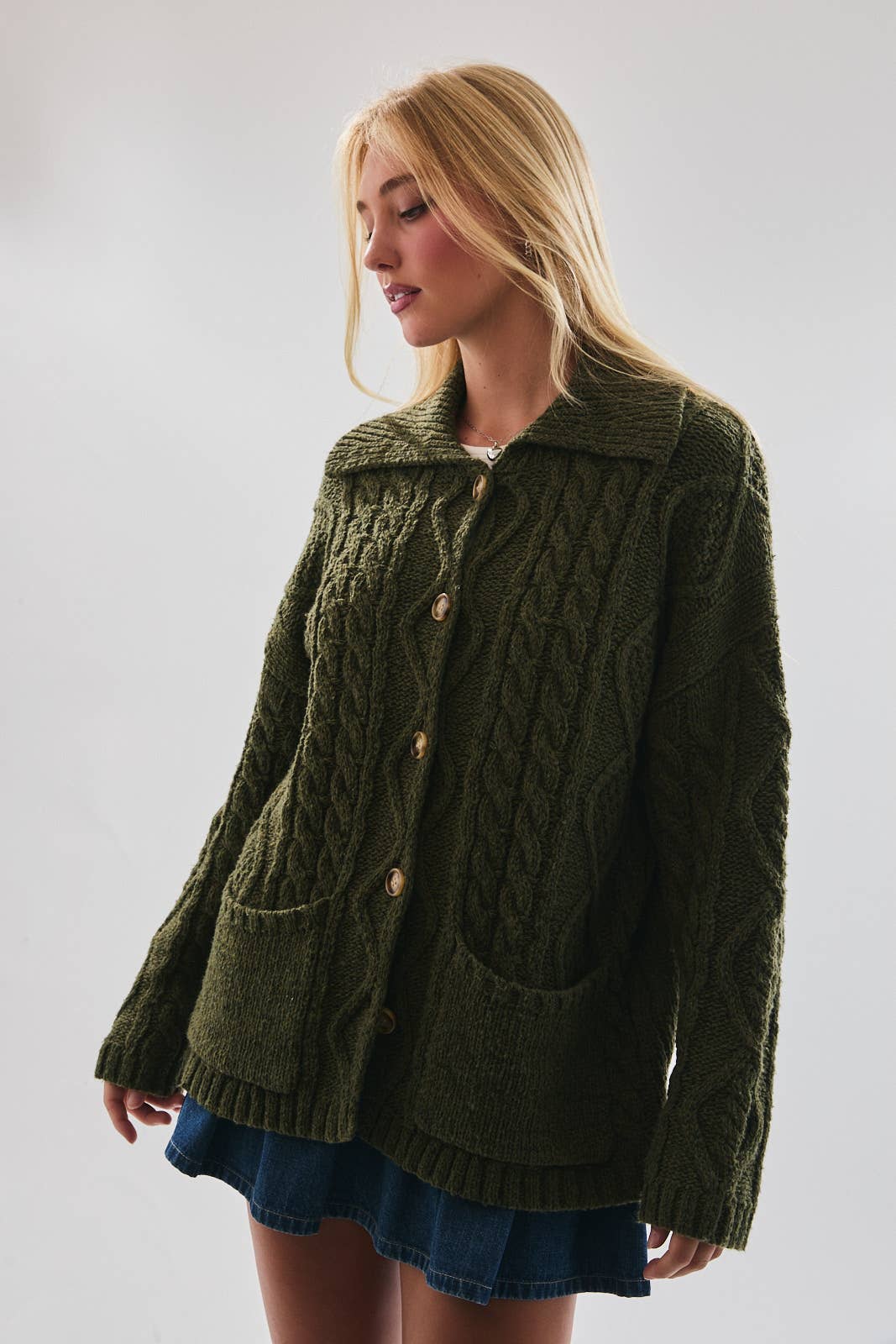 Oversized Cardigan w\Pockets