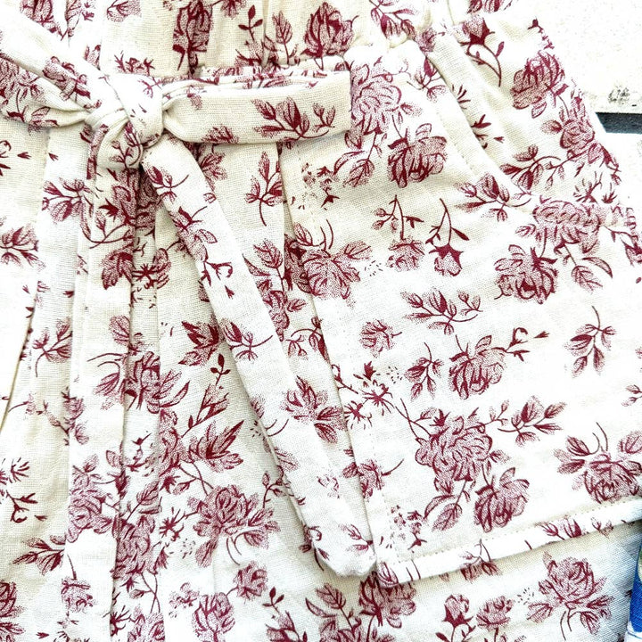 Girls Flower Print Easy Shorts