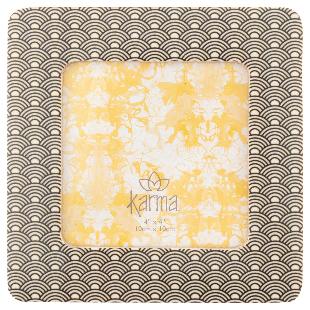 Resin Picture Frames: Abstract Dots Rectangle