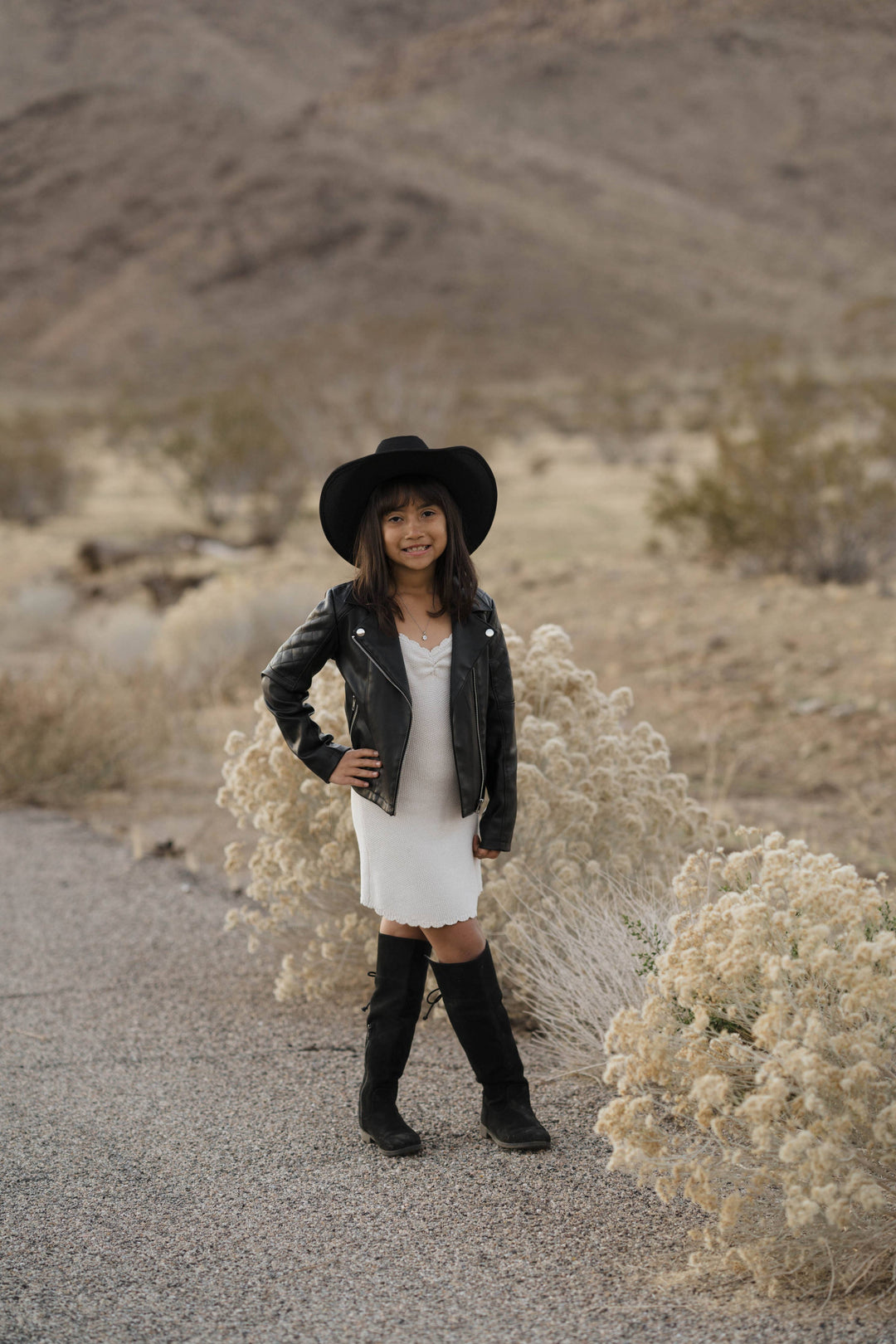Kids Unisex Western Glam Hats: Midnight Sparkle