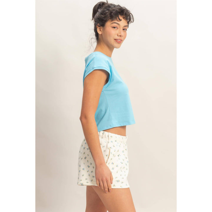 Classic Crew Neck Sleeveless Top