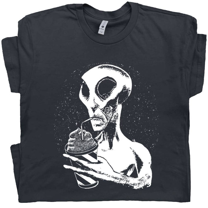 Alien Slurpie Retro T Shirt