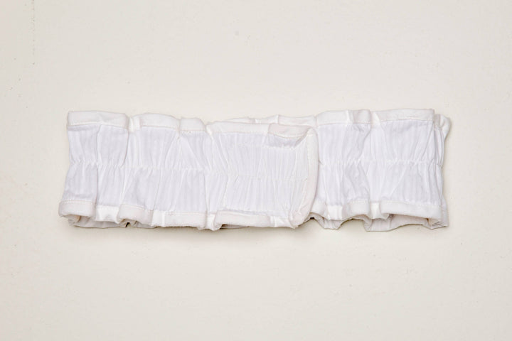 Seersucker Spa Headband - White