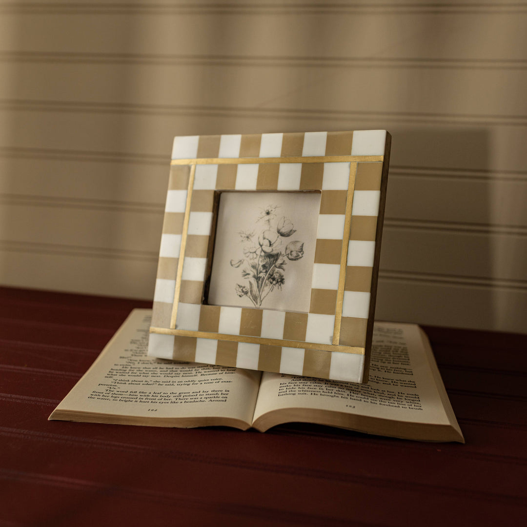 Gwendolyn Check Photo Frame