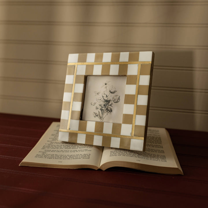 Gwendolyn Check Photo Frame
