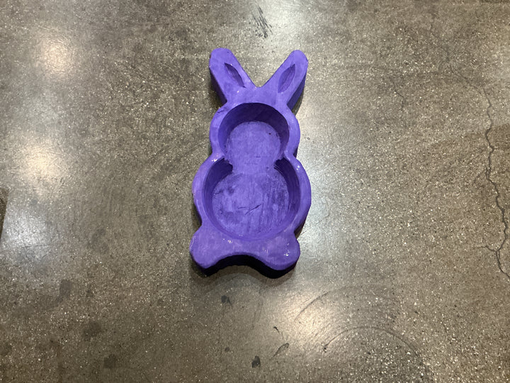 Large Wood Bunny Bowl