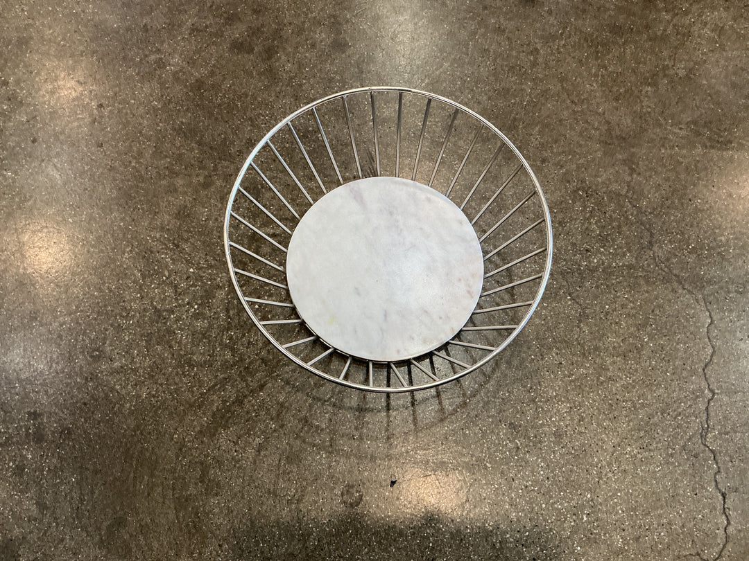 Metal & Marble Basket