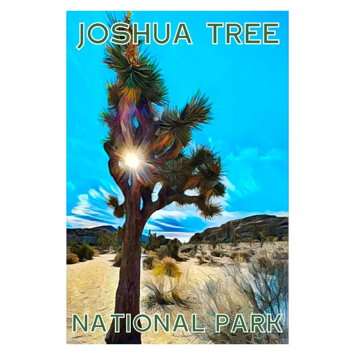 Wood Joshua Tree National Park Magnet