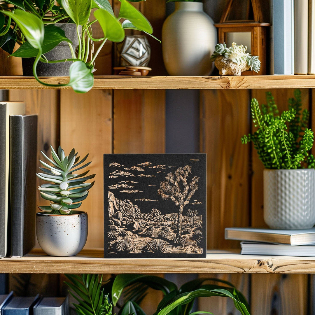 Joshua Tree Engraved Illustration