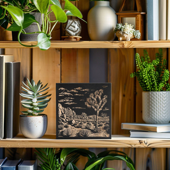 Joshua Tree Engraved Illustration