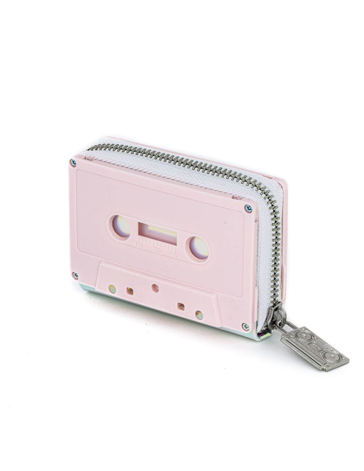 Wallet Retro 80s Cassette Tape- Pink