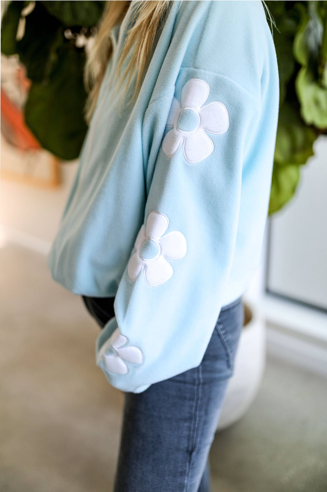 Retro Fleece Daisies