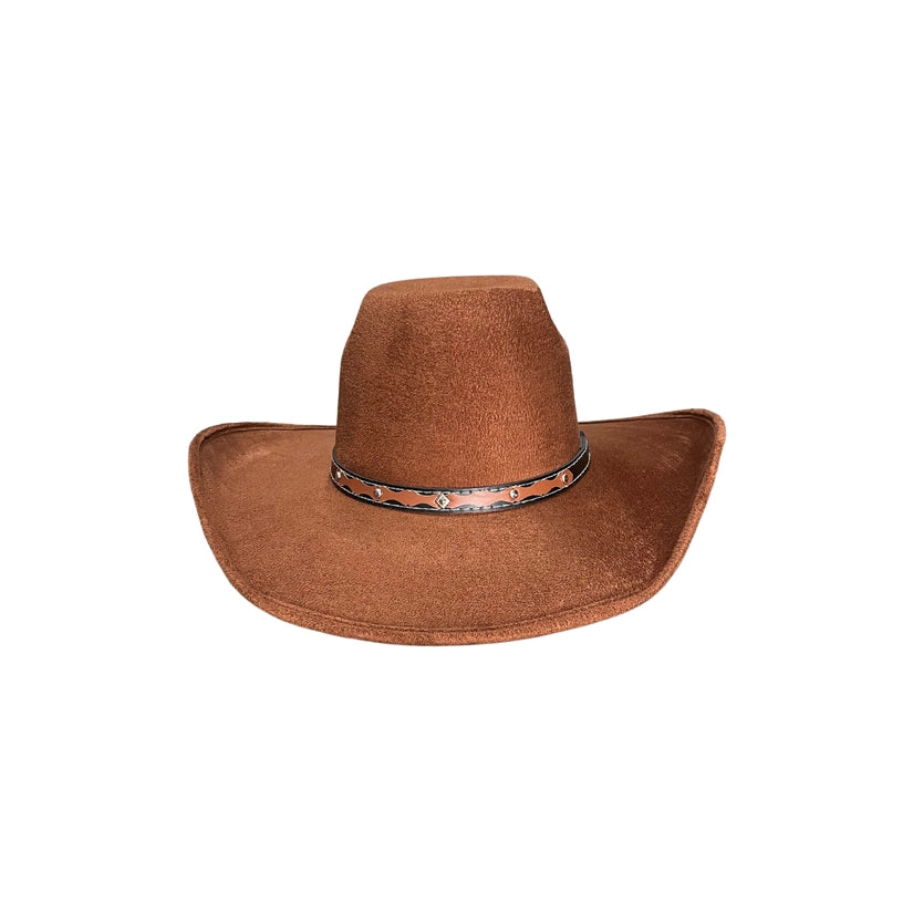 Modern Cactus Vegan Crown Cowboy Hat