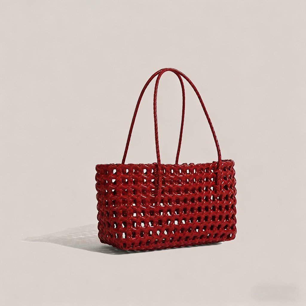 Woven Hollow Tote Bag