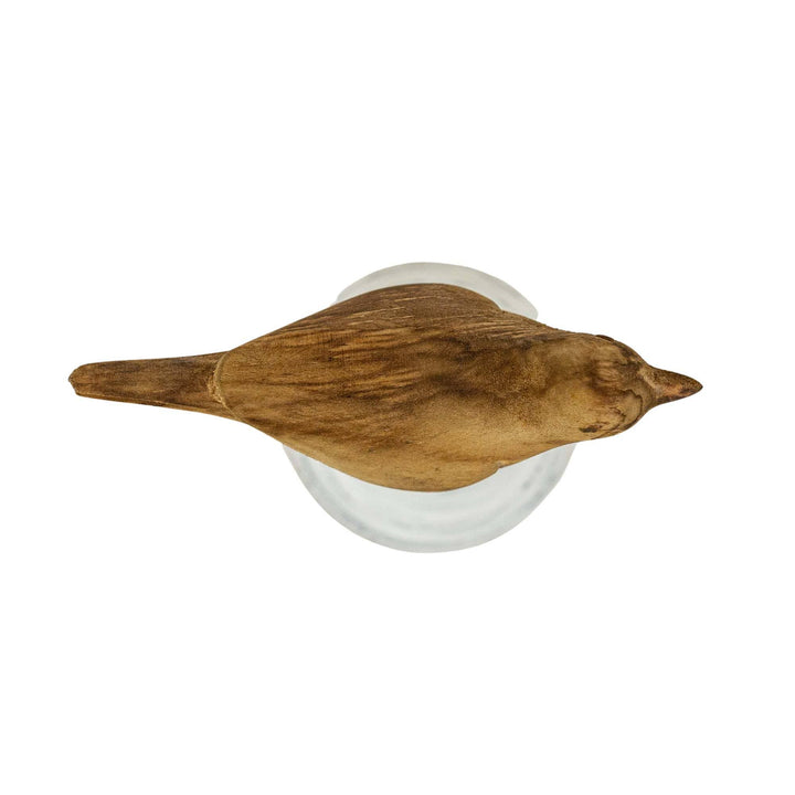 Mel Carved Bird on Perch