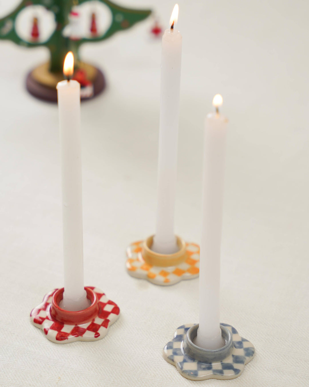 Star Candle Holder,  1.18 x 2.36 Inch (Set of 3)