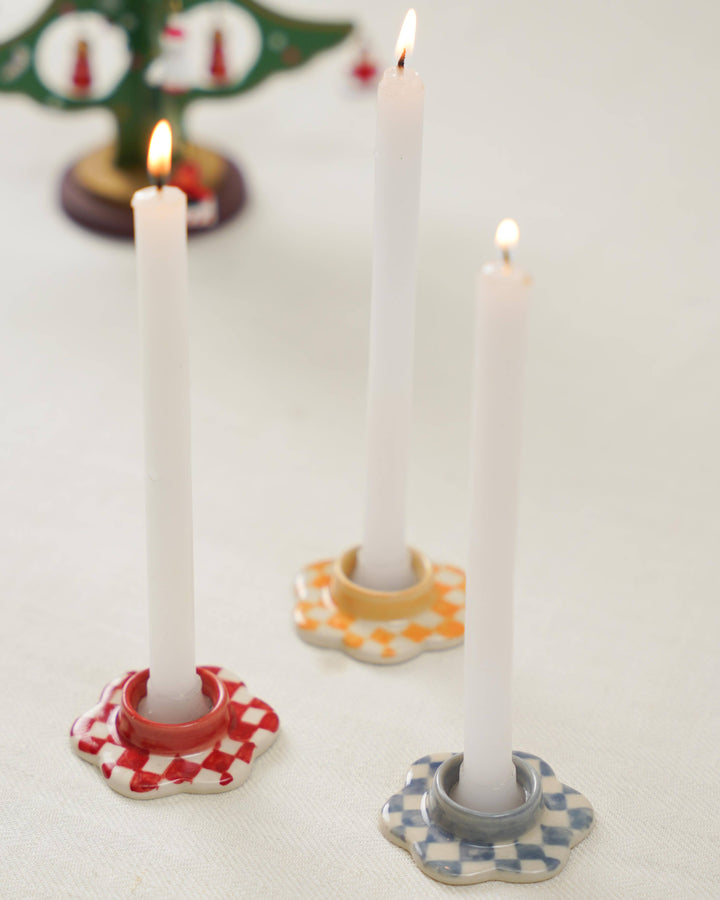 Star Candle Holder,  1.18 x 2.36 Inch (Set of 3)