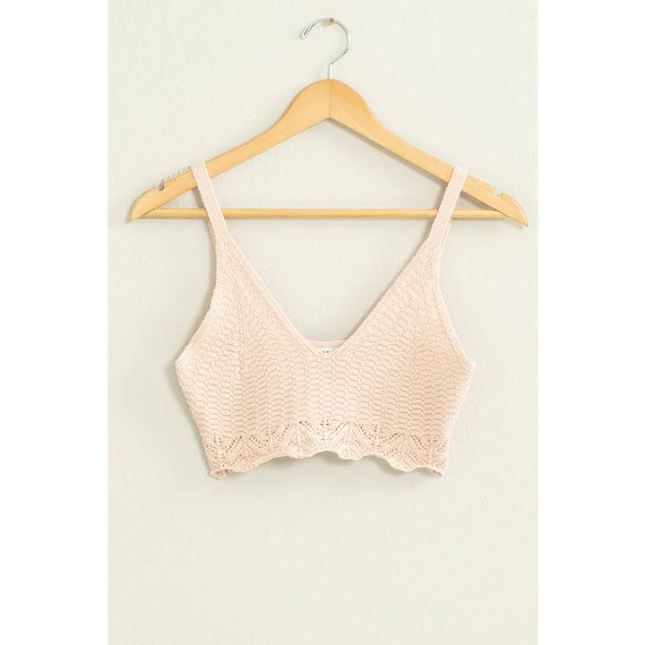 Crochet Knit Bralette