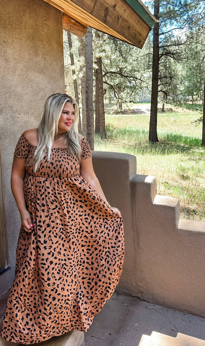 MIKA DRESS: CHEETAH