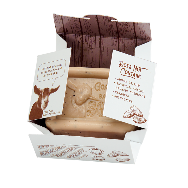 Almond Goat Milk 5oz pressed bar soap