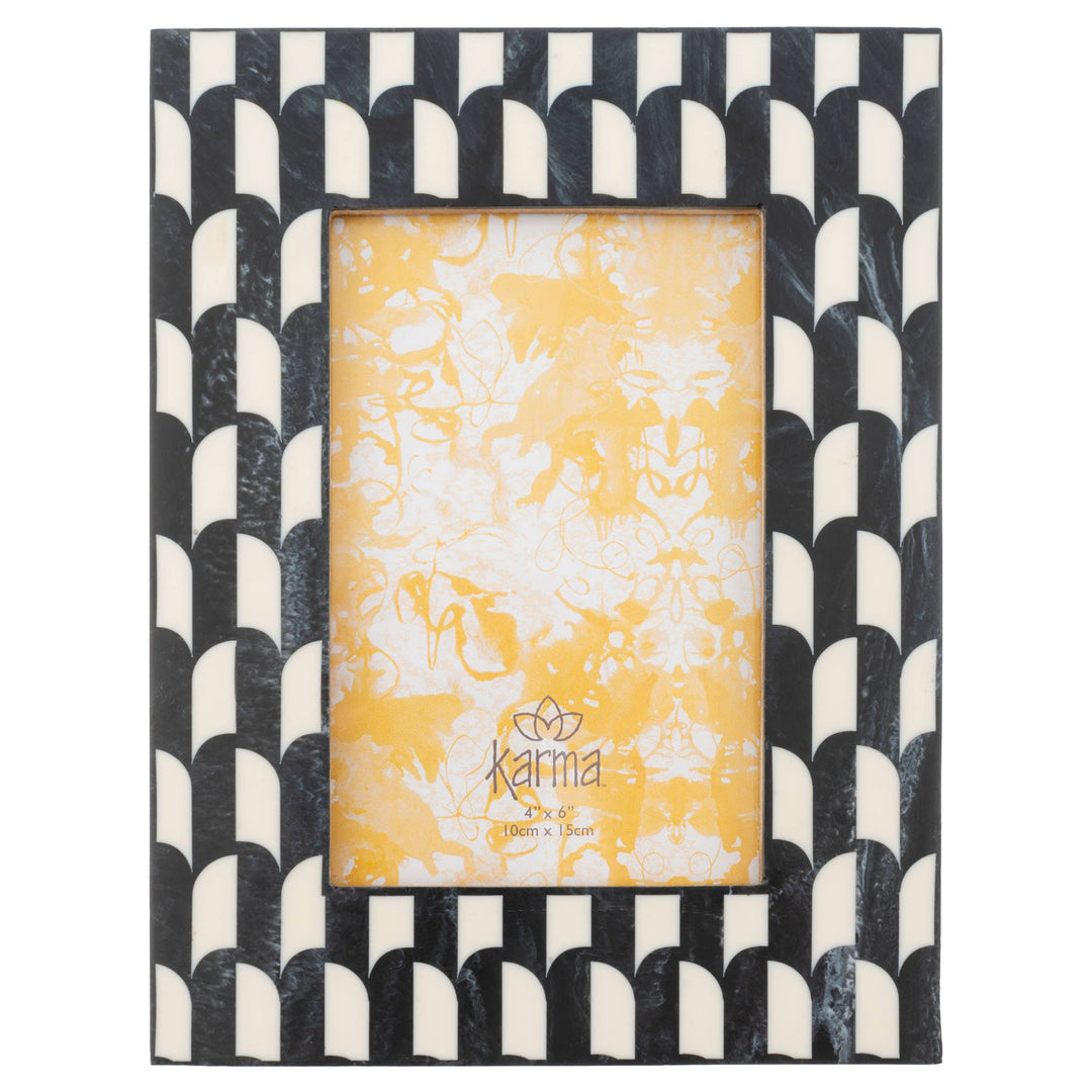 Resin Picture Frames: Abstract Dots Rectangle