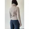 Cable Knit Turtle Neck Sweater