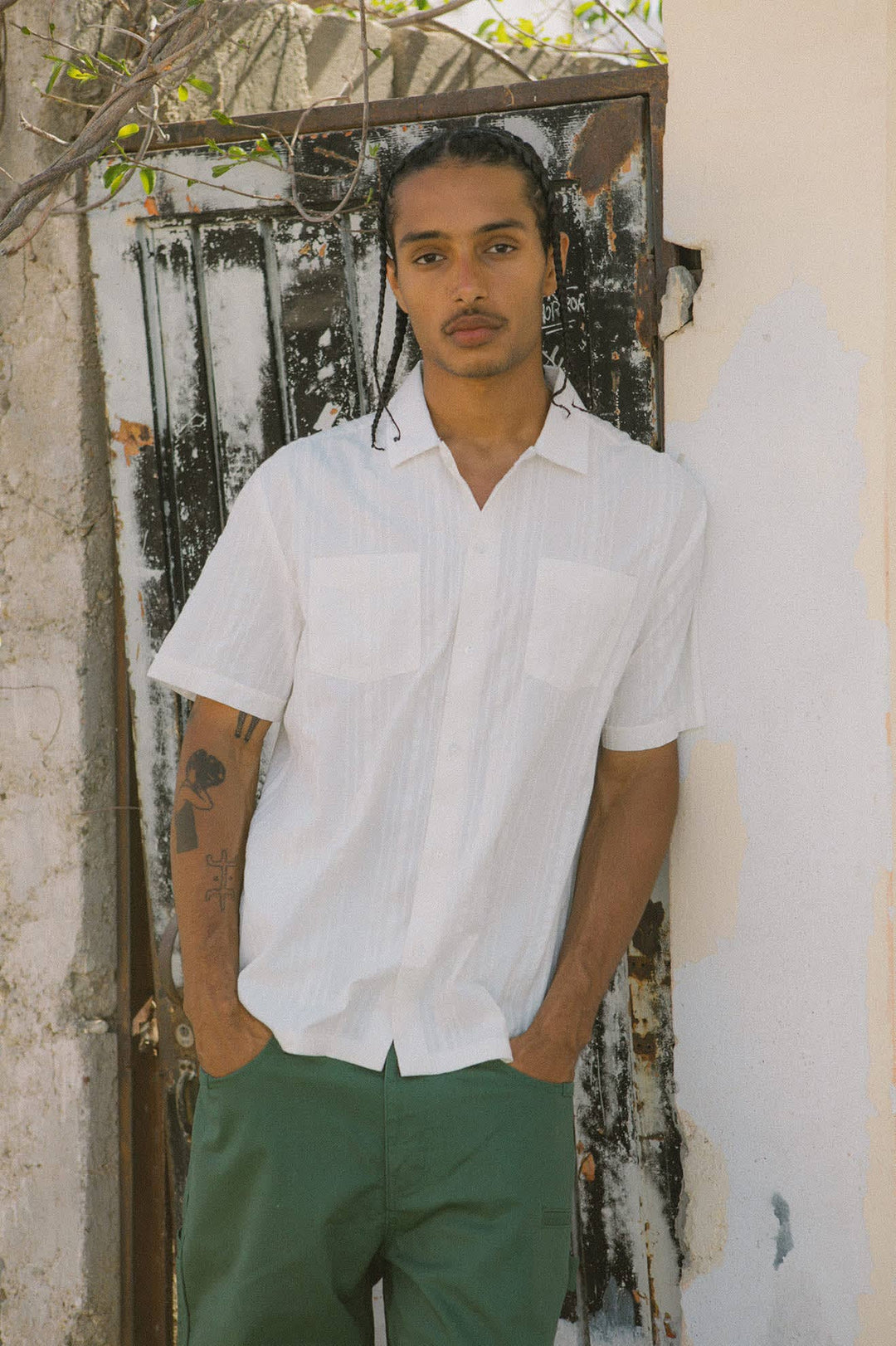 Brixton Cru Stripped Dobby Shirt