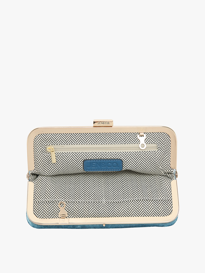 Velvet Wallet Pouch Crossbody