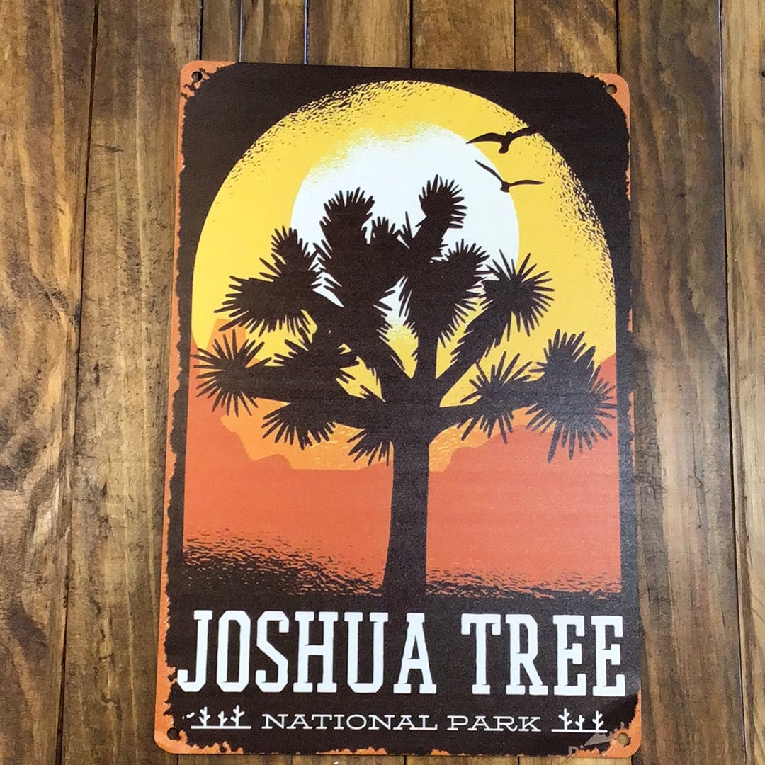 Joshua Tree Sunset Metal