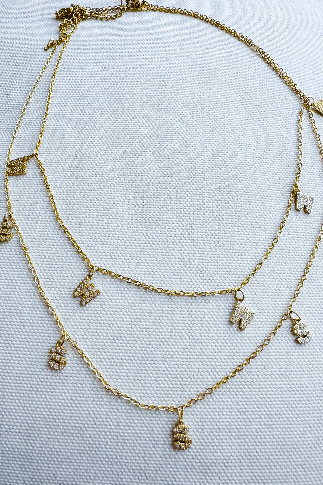 LETTER CHARM NECKLACE