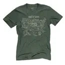 National Parks Map T Shirt