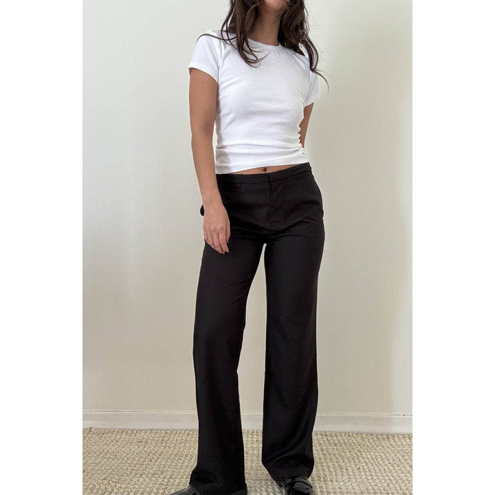 HOOK EYE WAISTBAND TROUSER