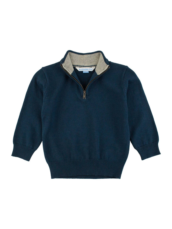 Boys Quarter-Zip Sweater: