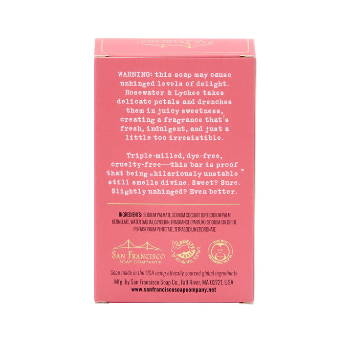 Snarky Vintage Collage Bars Rosewater &amp; Lychee