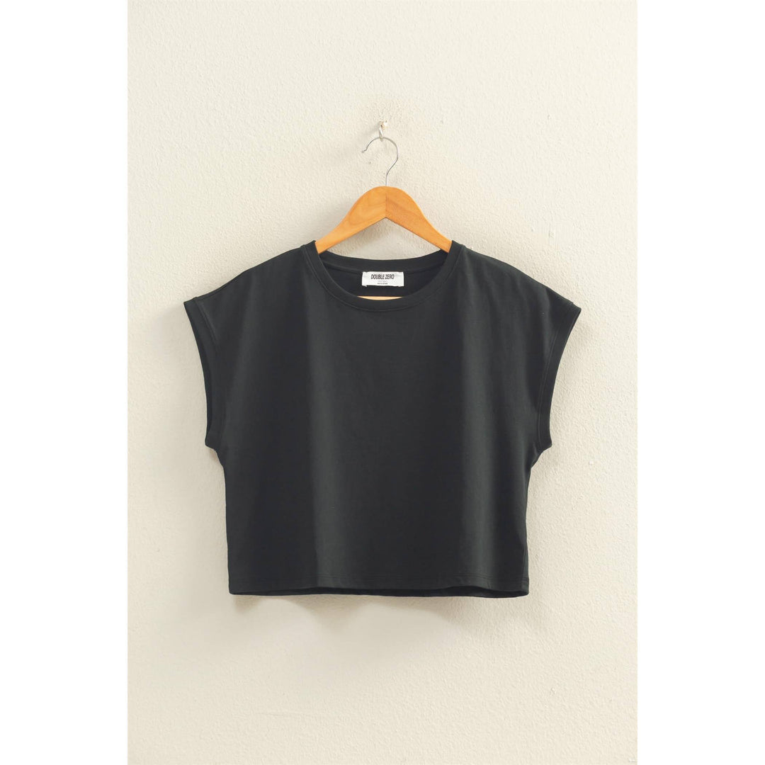 Classic Crew Neck Sleeveless Top