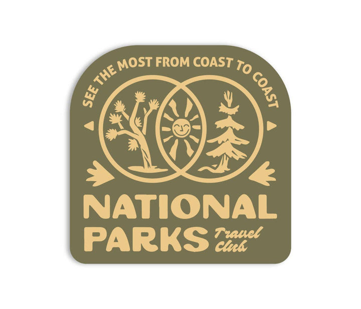 National Parks Coast-to-Coast Sticker