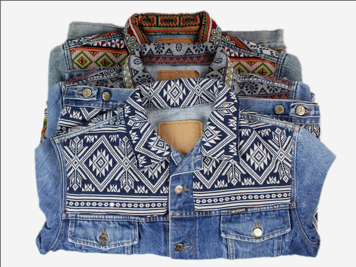 Recycled Tapestry Denim Jacket
