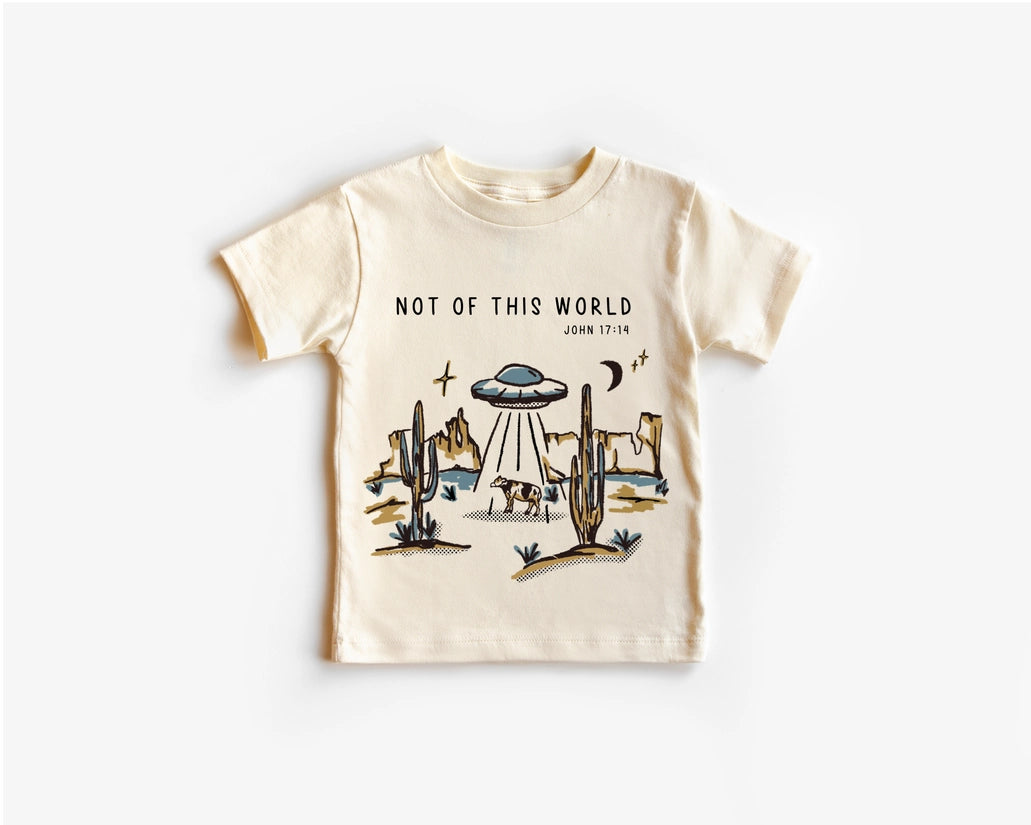 Christian “Not of this world” kids tee