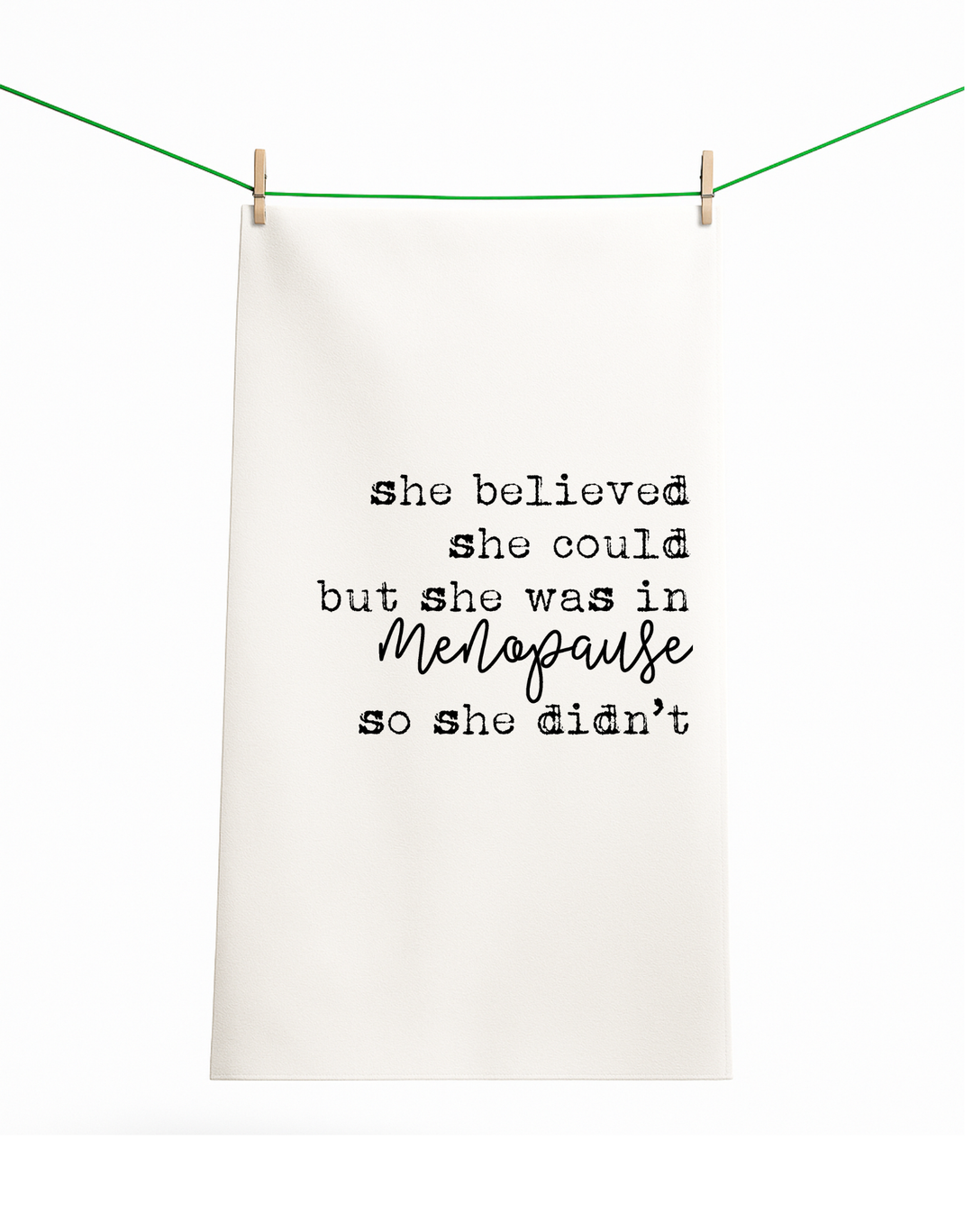 Funny gift Towel | Menopause towel mid-life menopause gift