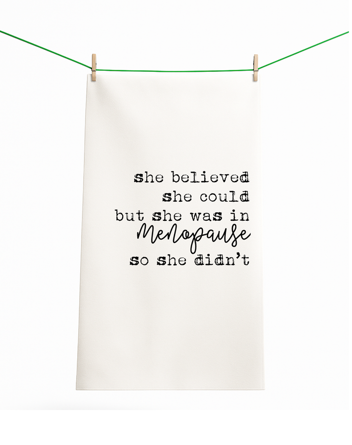 Funny gift Towel | Menopause towel mid-life menopause gift